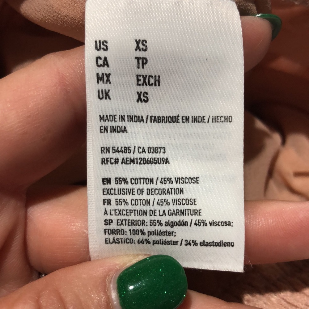 American Eagle pale pink shorts size xs - Picture 7 of 7